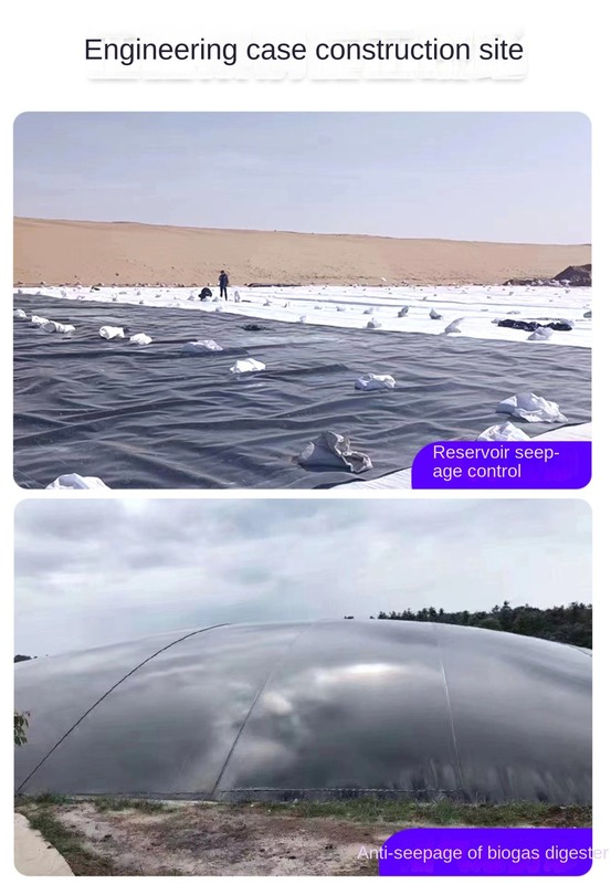 HDPE Geomembrane Liners - Custom Length, 15MPa Seam Strength